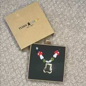 Teddy Fresh All Smiles Bear Necklace